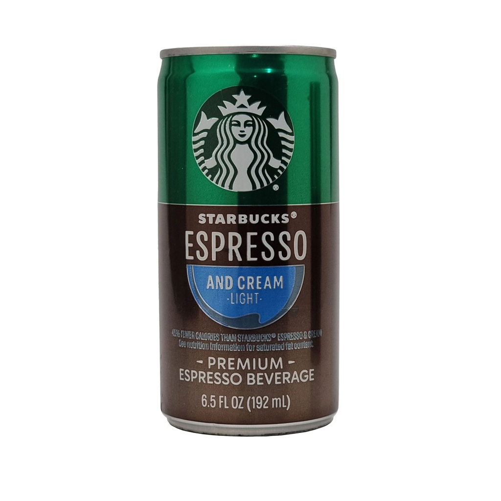 STARBUCKS DOUBLESHOT ESPRESSO & CREAM LIGHT 192ML WHIM